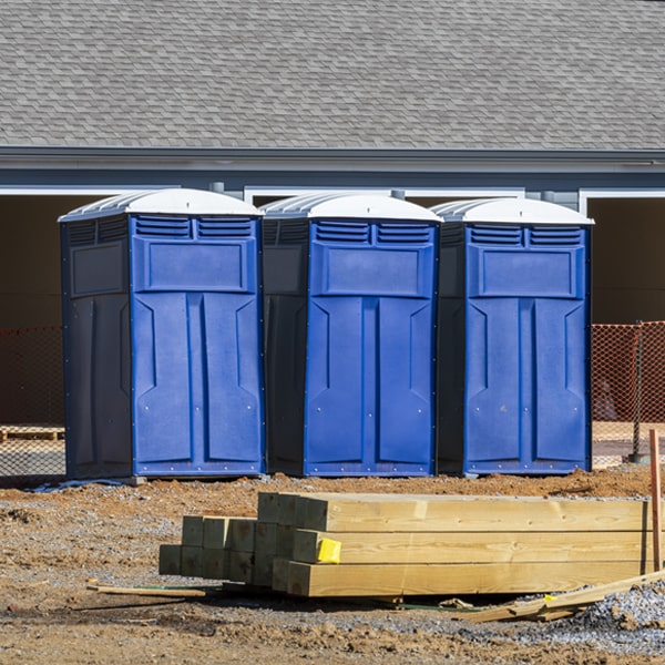 are there any restrictions on where i can place the porta potties during my rental period in Young AZ